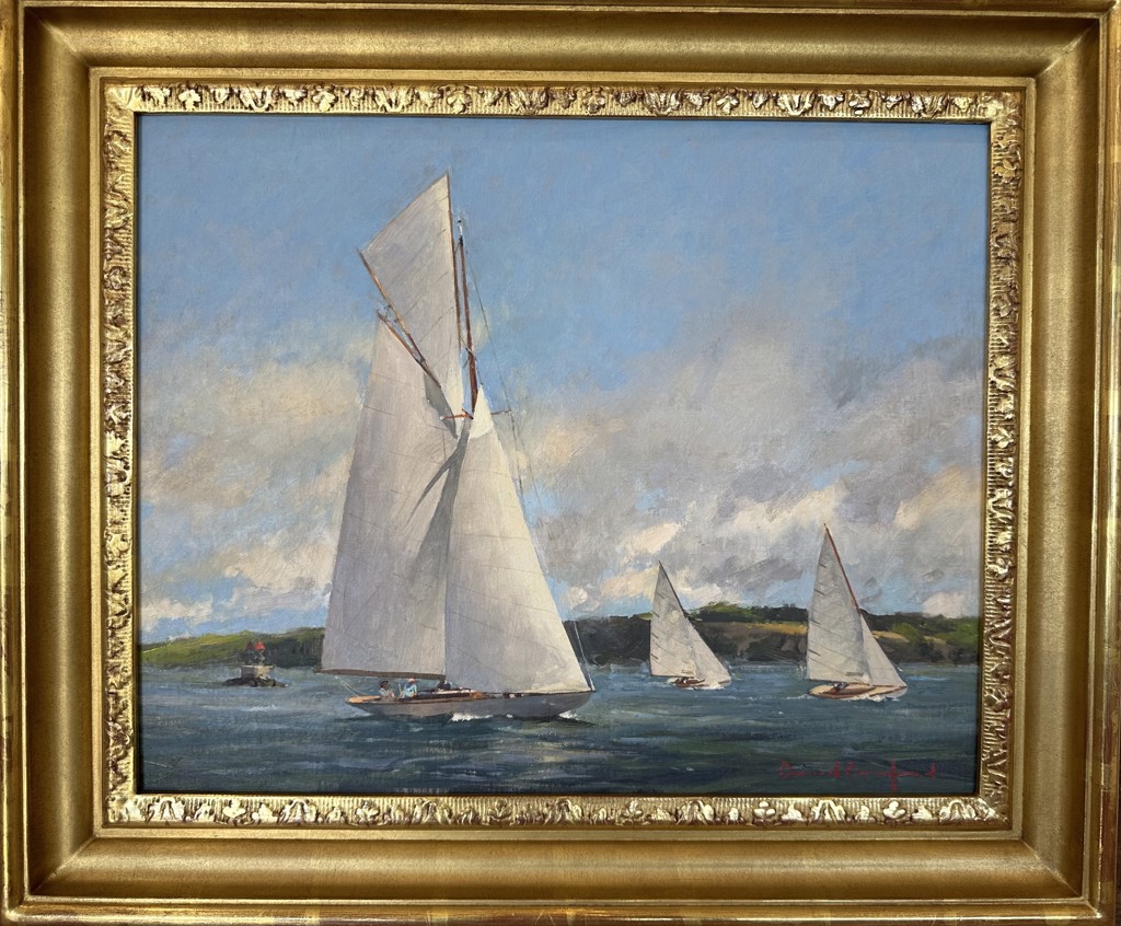 A Good Breeze on Mt. Hope Bay by David Bareford