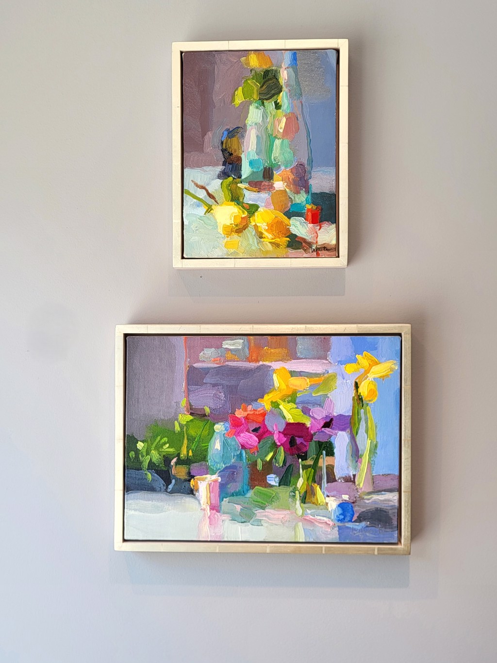 BOTTLES, ROSES AND RED THREAD by CHRISTINE LAFUENTE | CARVER HILL
