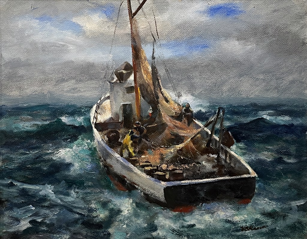 Boat to Sea by Vollian Rann