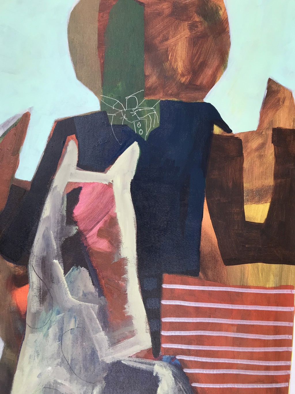 Gauchos con caballos y mantas de lana by Rachael Van Dyke