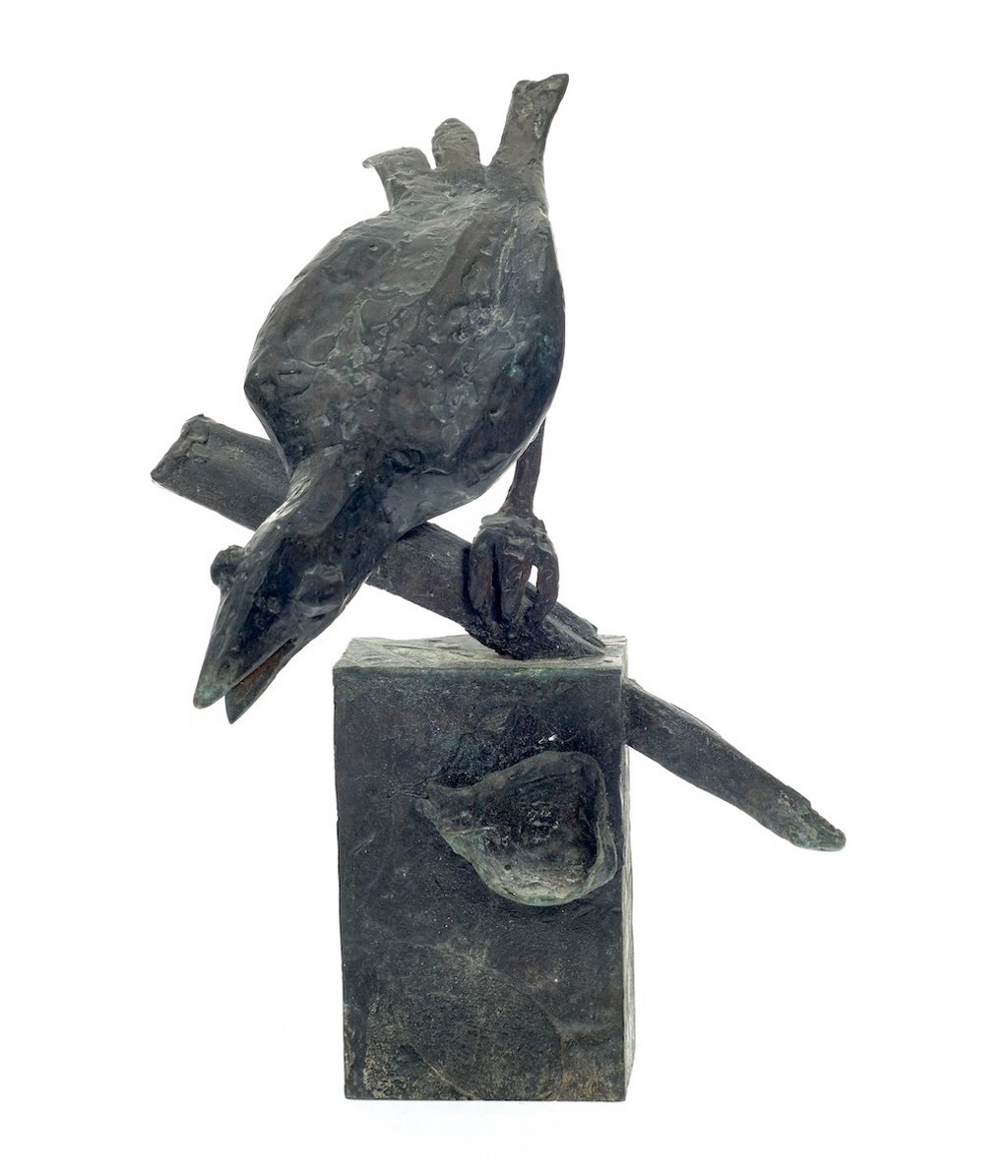 Garden Variety (crow), edition 1/1 by Eleen Auvil
