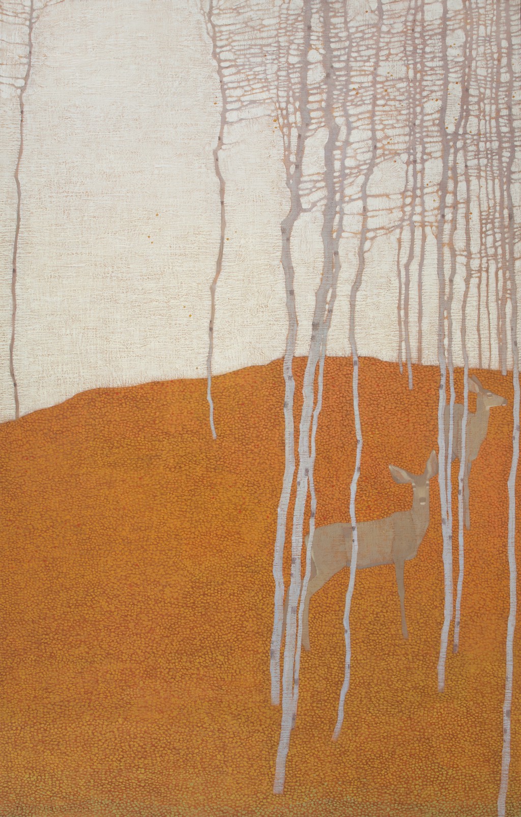 On Fallen Autumn Leaves by David Grossmann