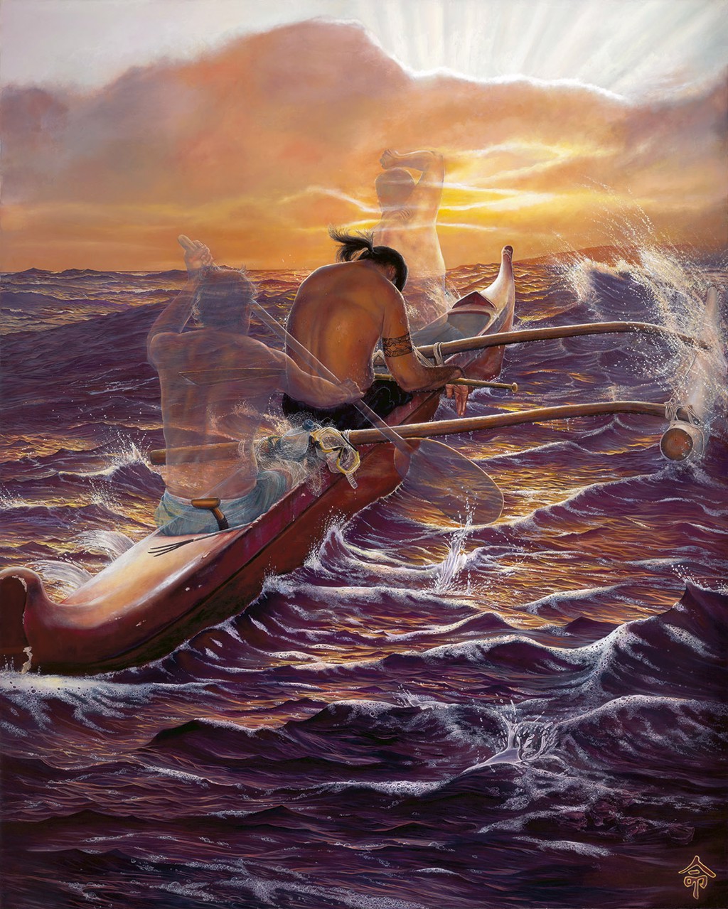 You Have A Seat In My Canoe - He Noho Kou I Ko'u Wa'a - 60 x 48