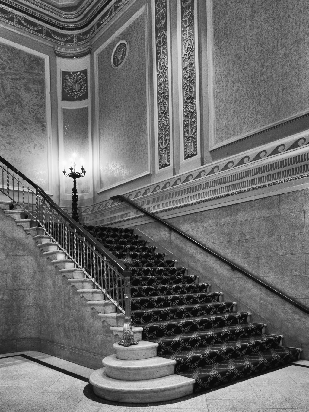 Grand Staircase - Tivoli Theatre by Myrtie Cope