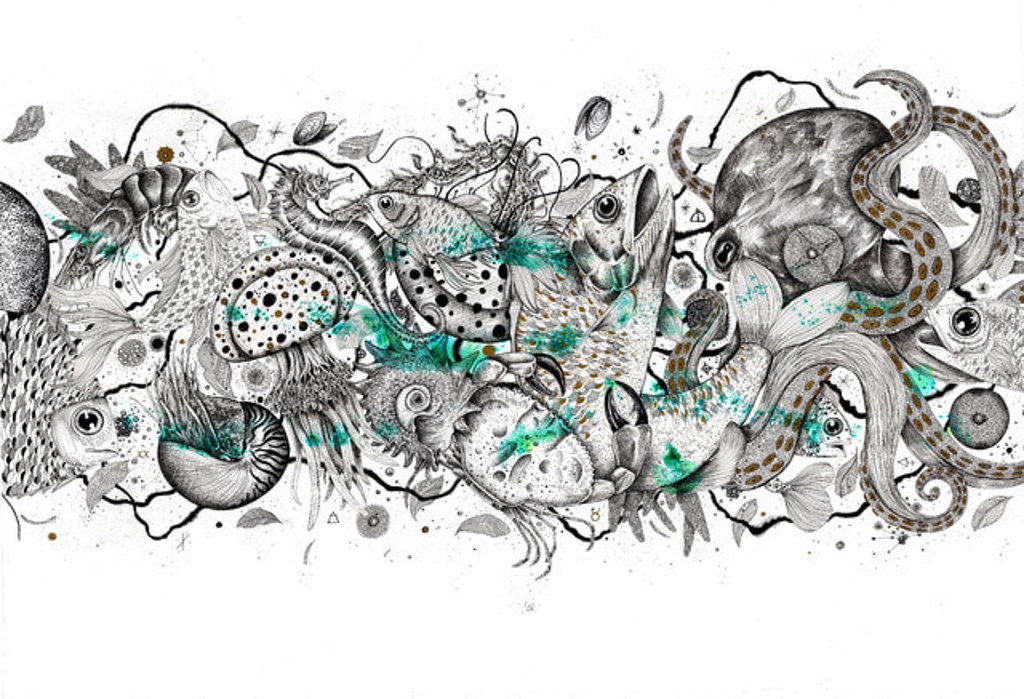 Liquid Universe 1 by Giulia Ronchetti