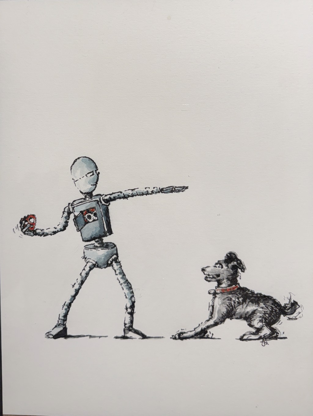 Banksy Robot 3.0 by AJ Bauers | The Capital Gallery