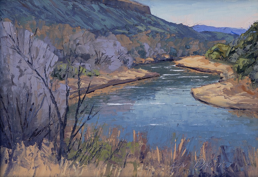 Through the Gorge by Ken Daggett