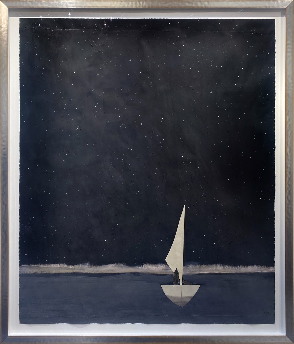 Night Sail/Violet by Gigi Mills