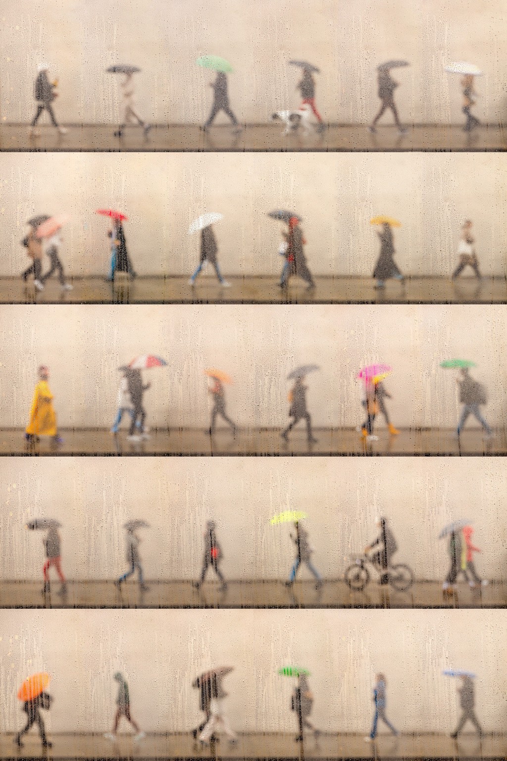 Time Lapse. 10th street in the rain by Xan Padron