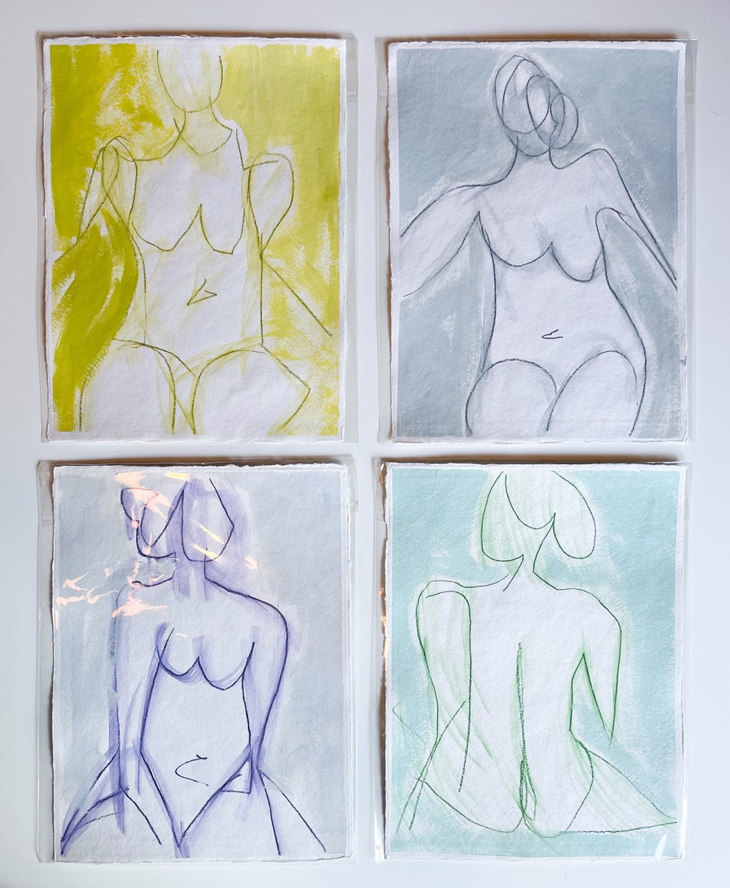 Yellow Nude by Allison Meyler