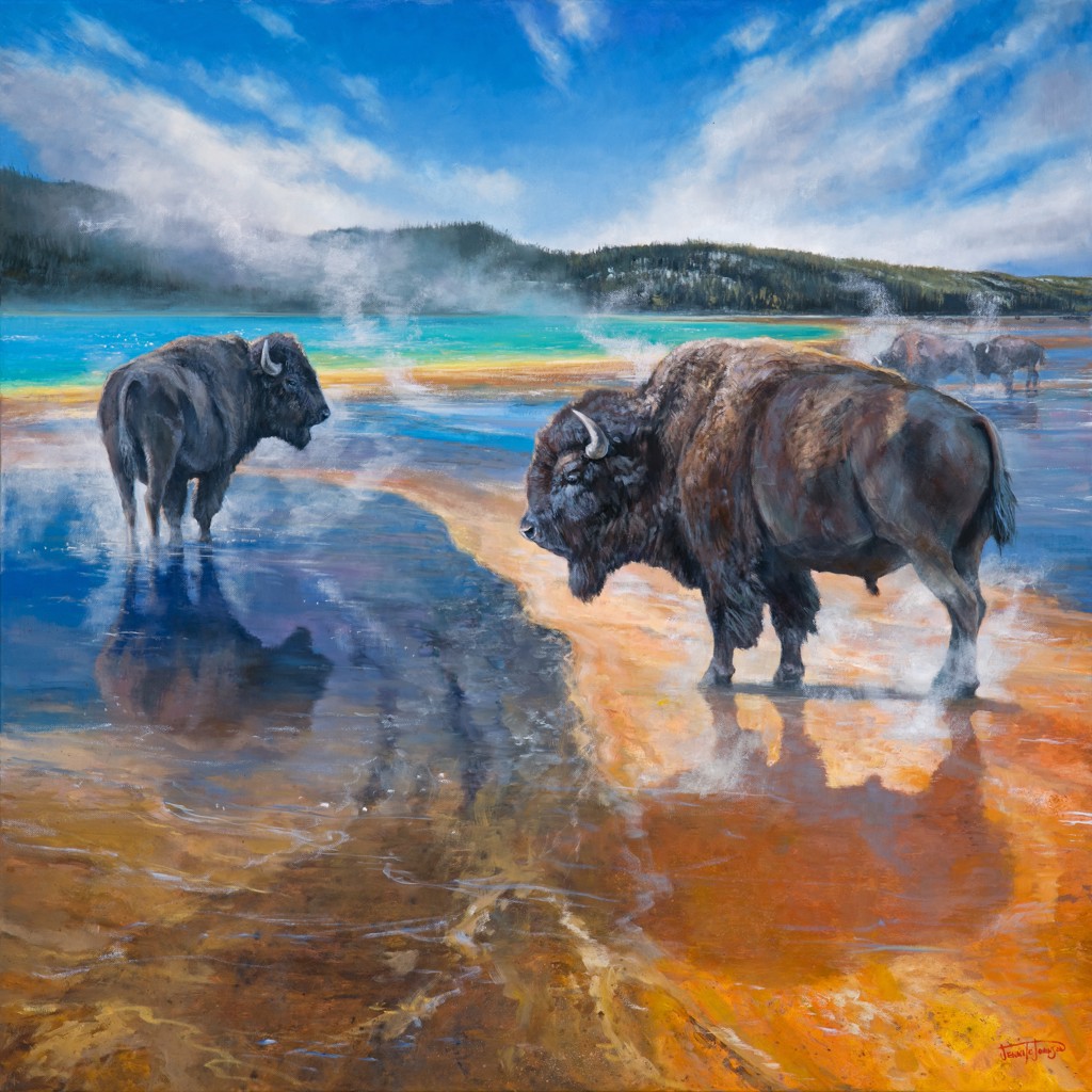 GRAND PRISMATIC HUES by Jennifer Johnson | Montana Trails Gallery