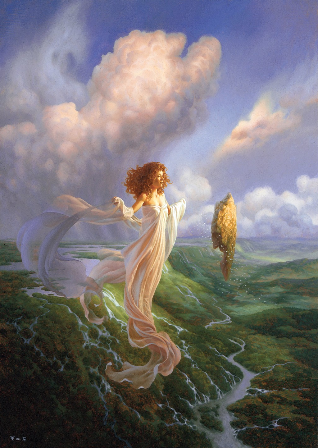 ポスター GODDESS OF THE WIND Mistress Of The Winds by Christophe Vacher | Bill Wyland Galleries