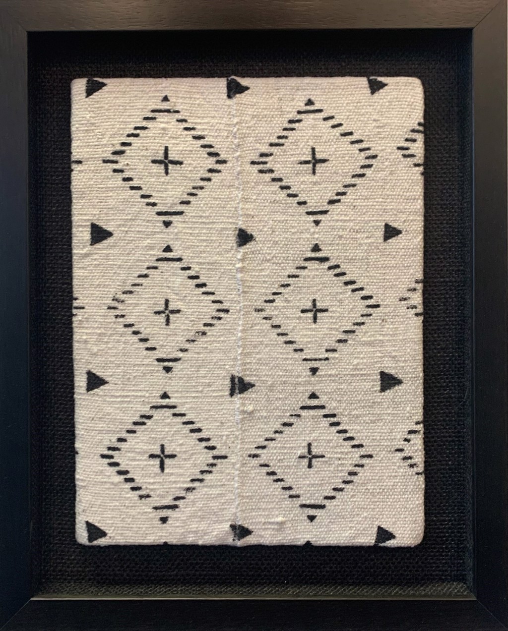 WHITE MALIAN MUDCLOTH II by Adams Galleries