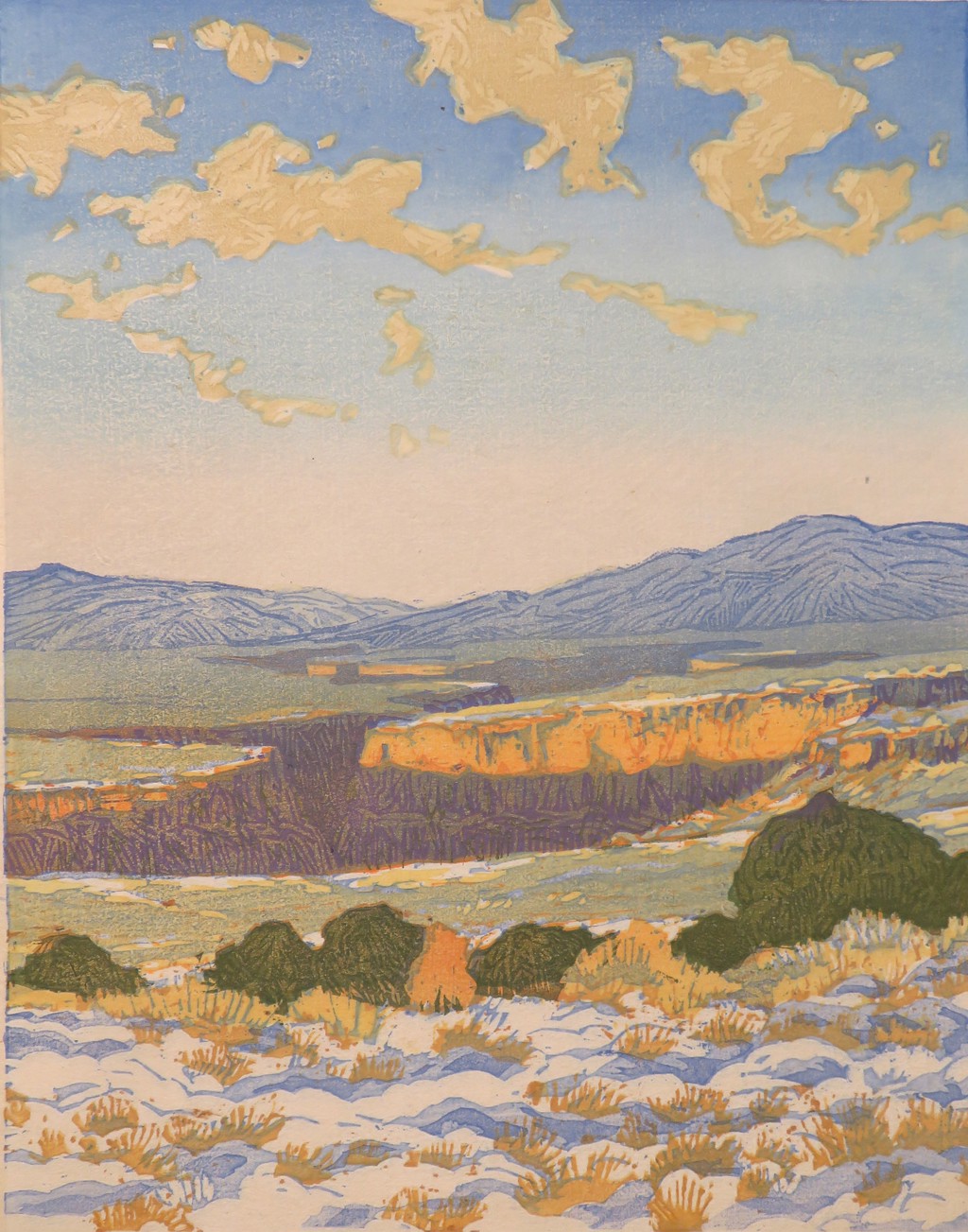 Snowy Plateau by Leon Loughridge