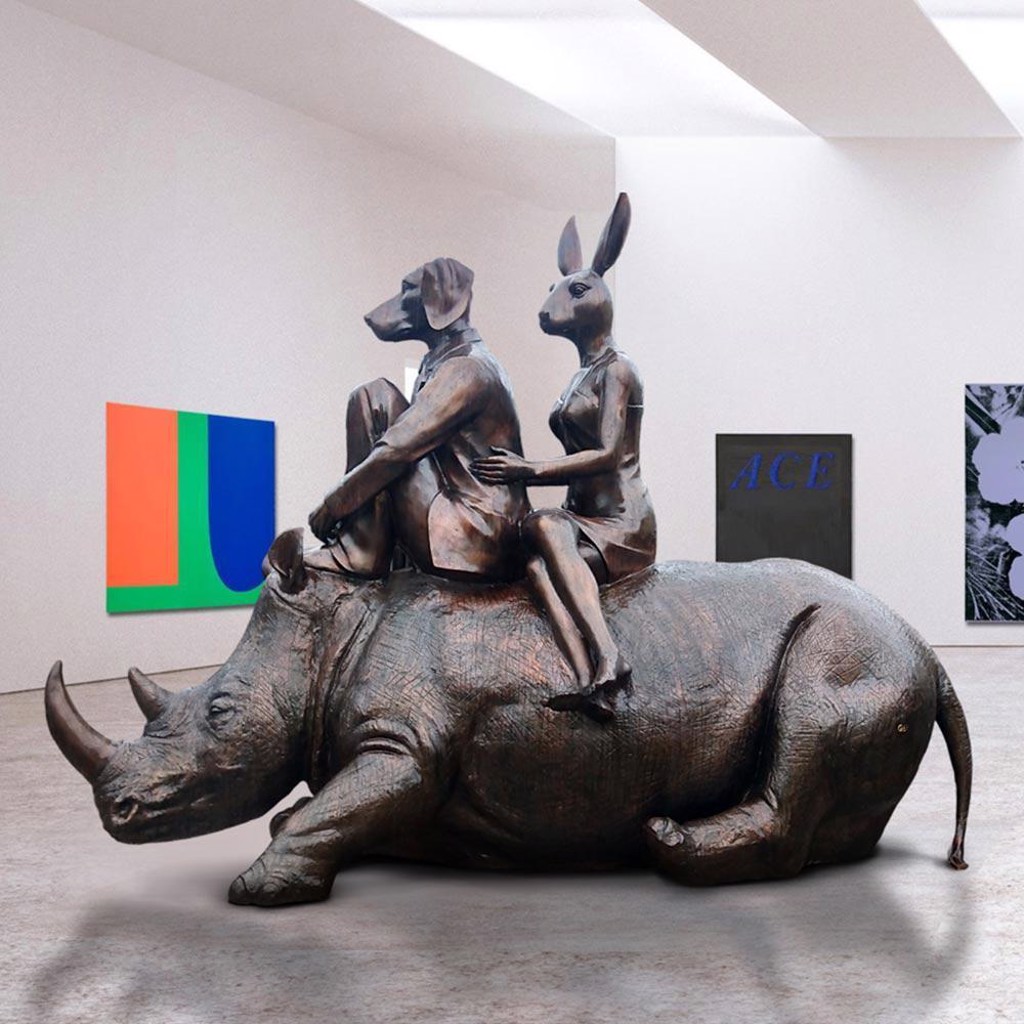 Rhino Wild Ride by Gillie and Marc Schattner | West Chelsea