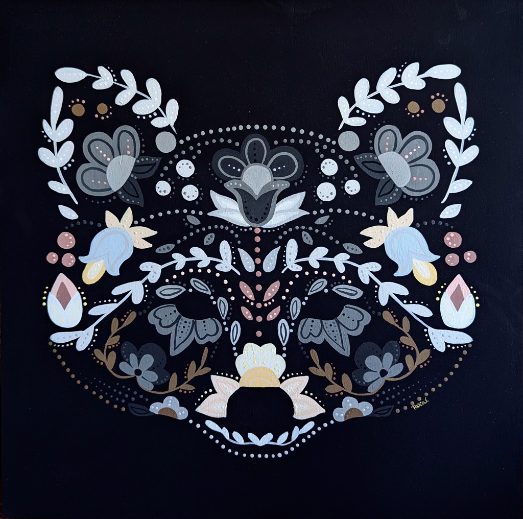 aen raakoon (Raccoon) by Madison Pascal | Assiniboia Gallery