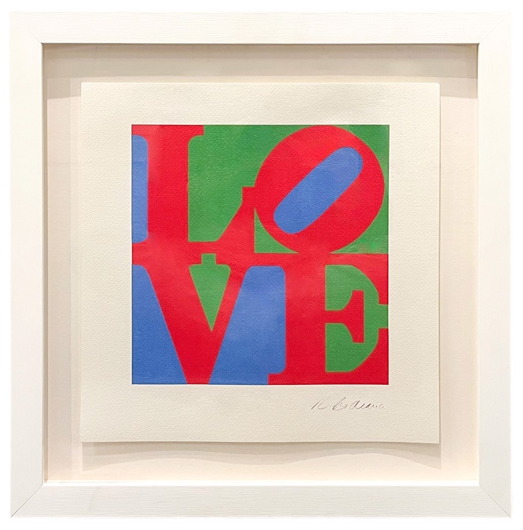 LOVE (Blue, Red, Green) by Robert Indiana | Blue Raven Gallery