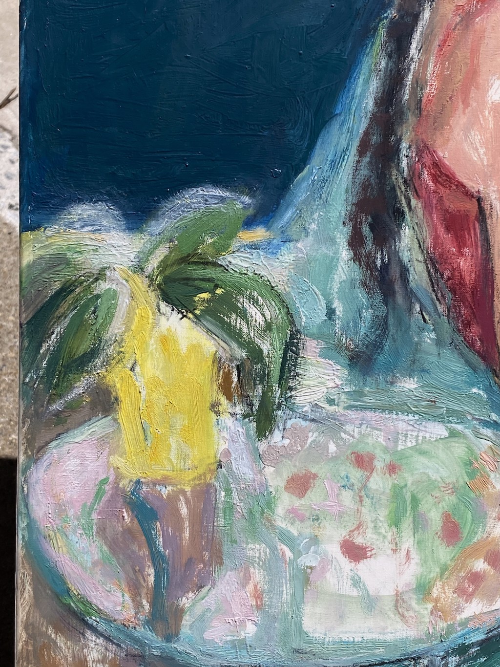 Study 2 for 'The White Dog' by Tracy Burtz