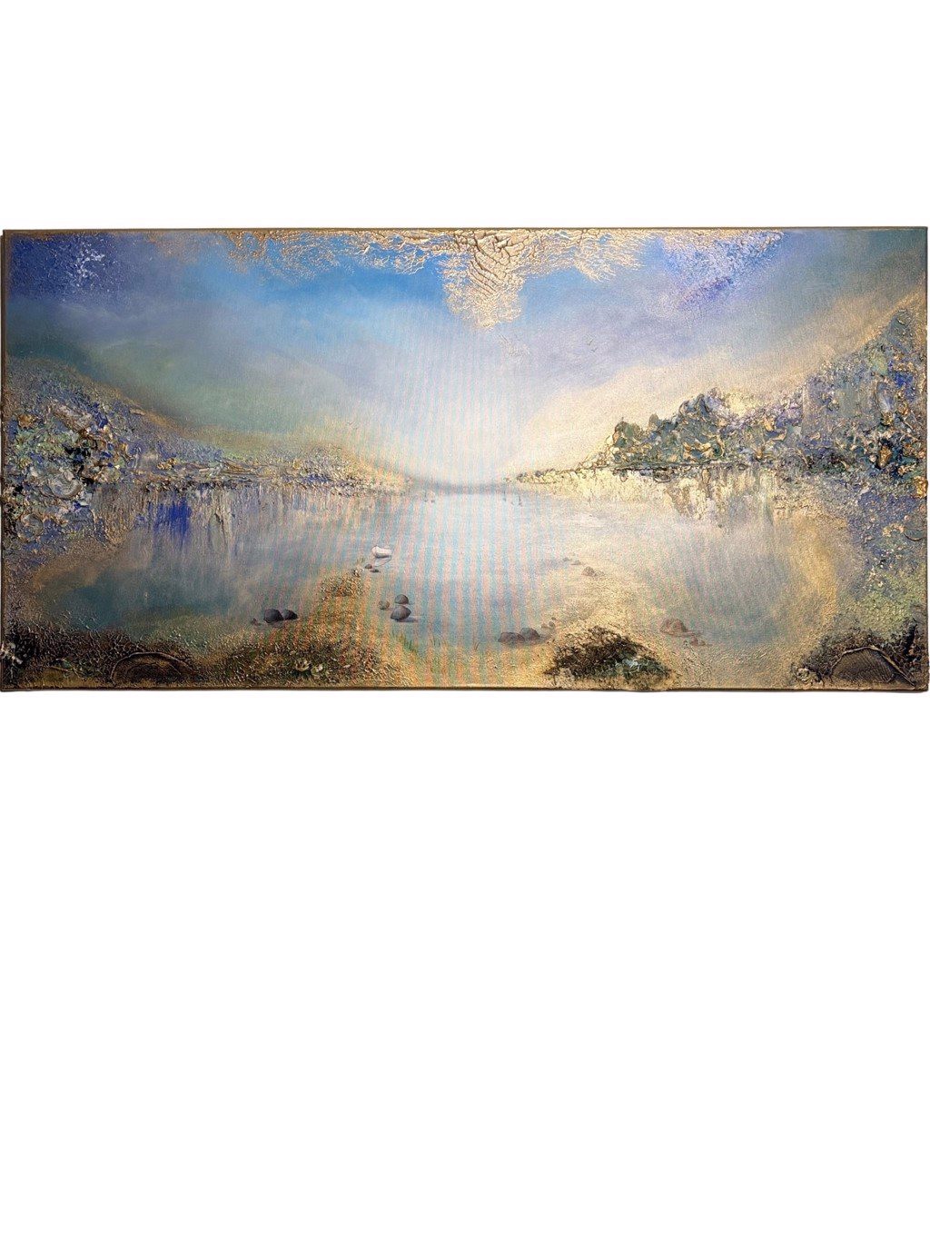 Inga Zurabiani’s Peaceful Harbor: Texture Across a Panoramic Format