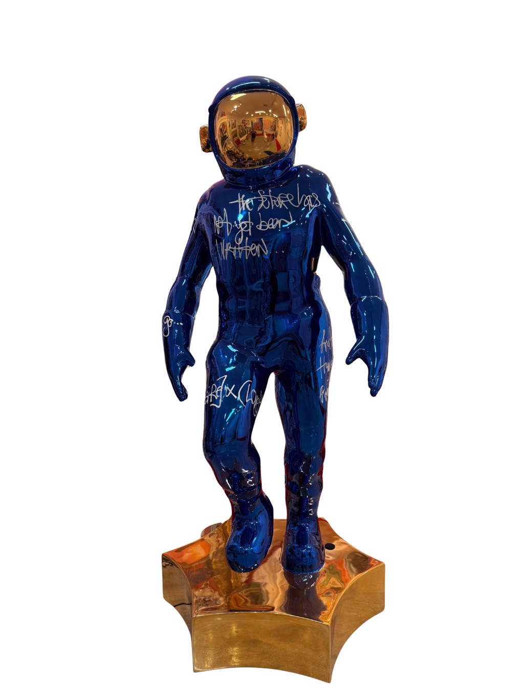 Brendan Murphy’s 8-Foot Boonji Spaceman: Scale, Material, and Presence