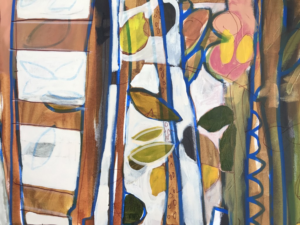 Ladder Back Chair in the Orangery by Rachael Van Dyke