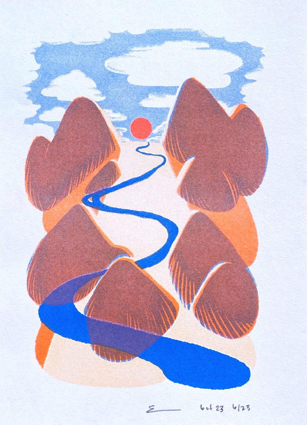 Winding River by Emma Ptak