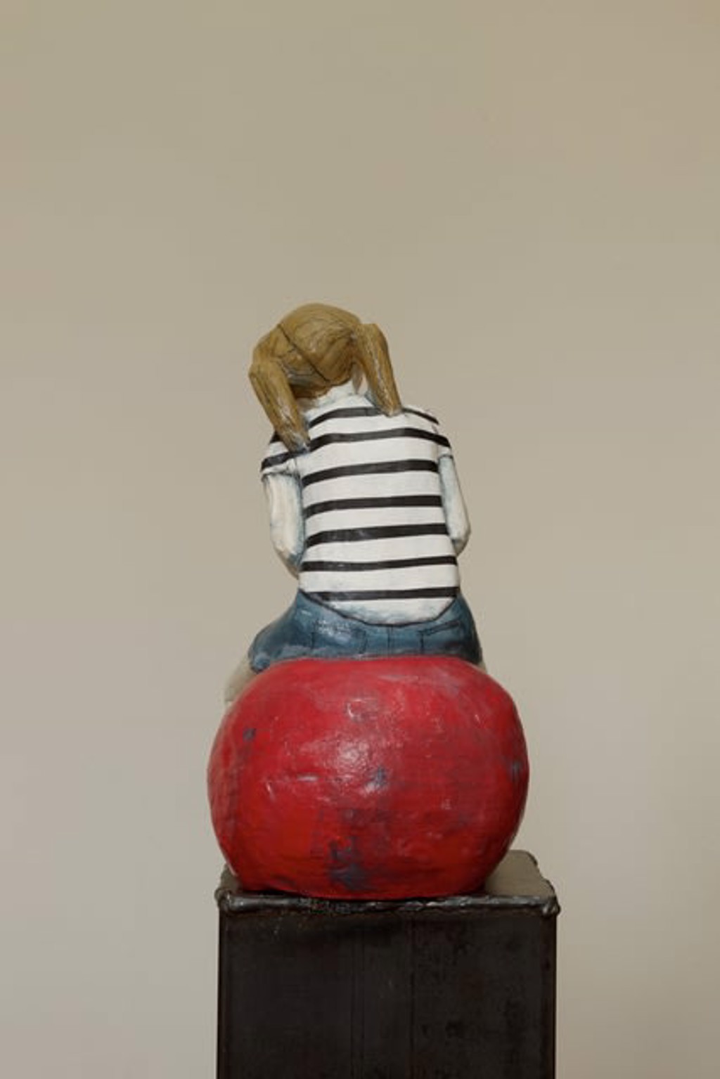 On A Red Ball II by Silvia Trappa