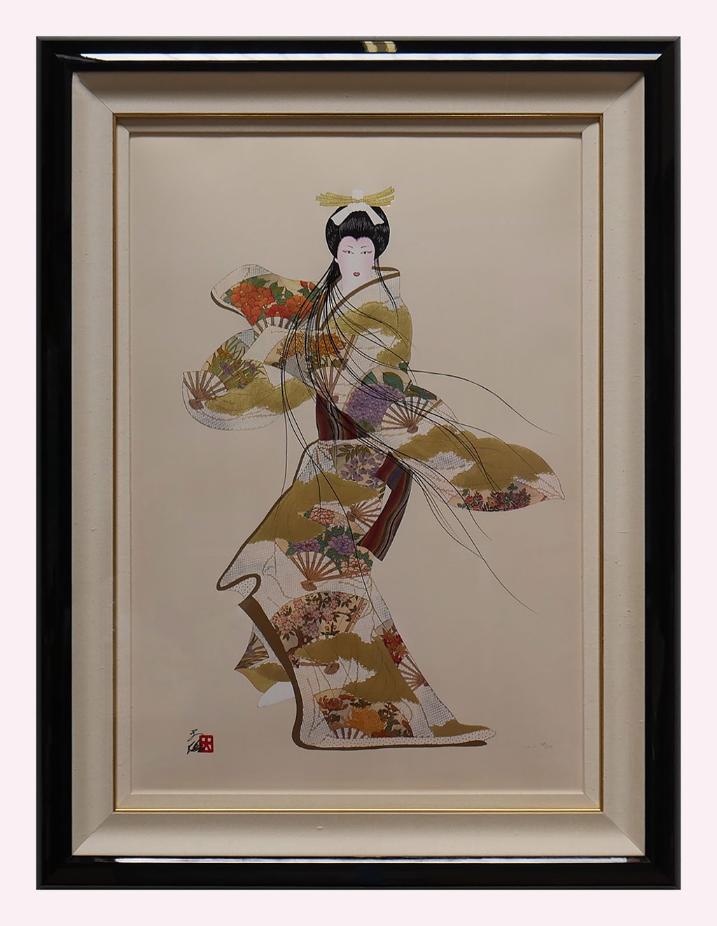 Lady Mieko- Autumn by Hisashi Otsuka | Exclusive Collections