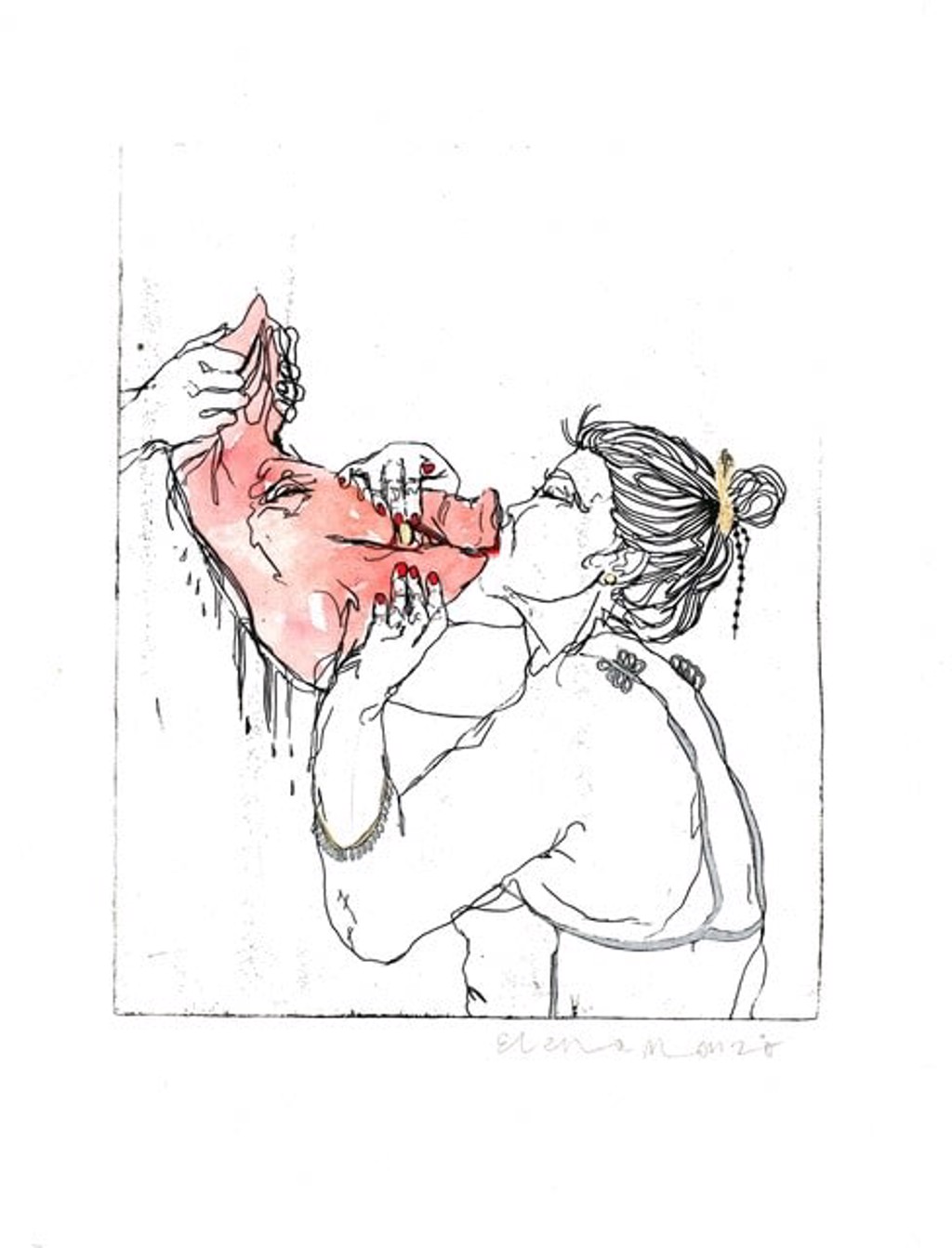 Kiss by Elena Monzo
