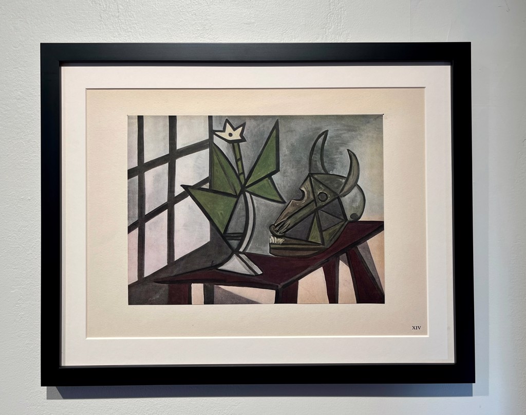 Plate XIV, Still Life with Skull of Ox by Pablo Picasso | Artemis