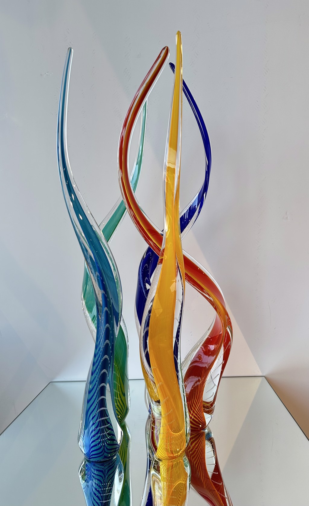 Neon Threaded Reeds by Scott Hartley