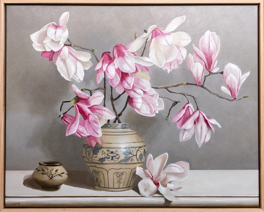Daybreak Magnolias by Laura White