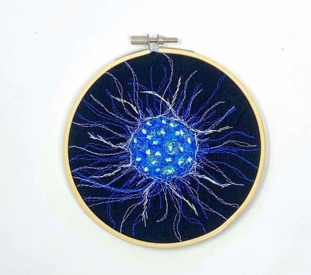Human Brain Cell by Natalia Schonowski
