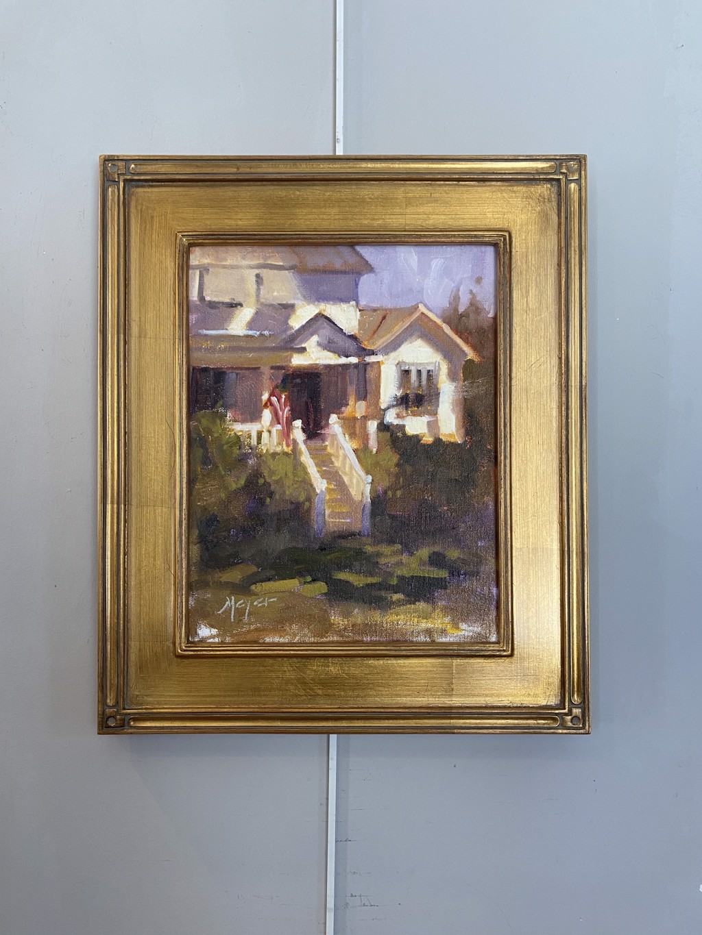 Old Village - New Day, I by Laurie Meyer