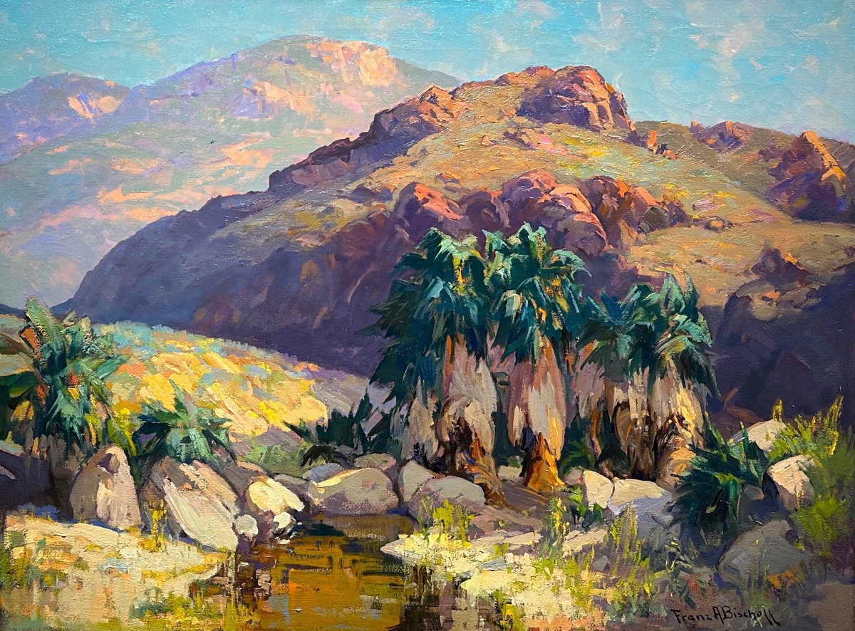 Palm Springs Canyon by Franz A. Bischoff