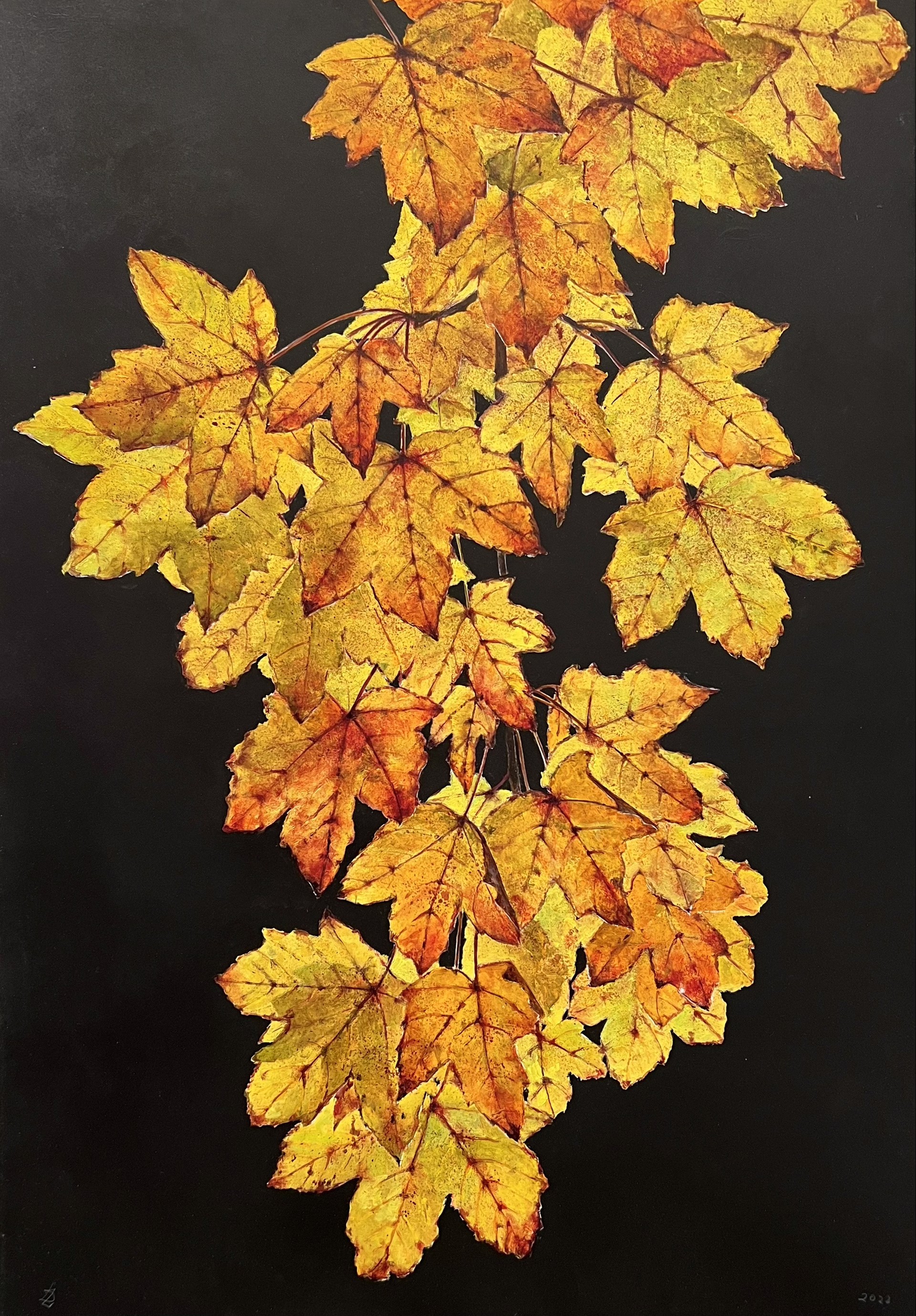 Golden Leaves by Ottorino De Lucchi