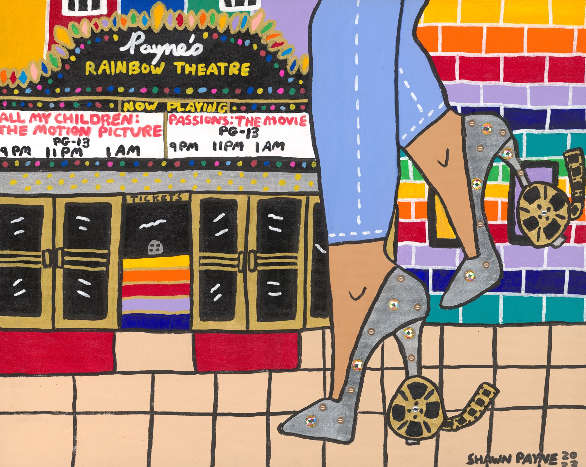 Film Reel Heels (FRAMED) by Shawn Payne