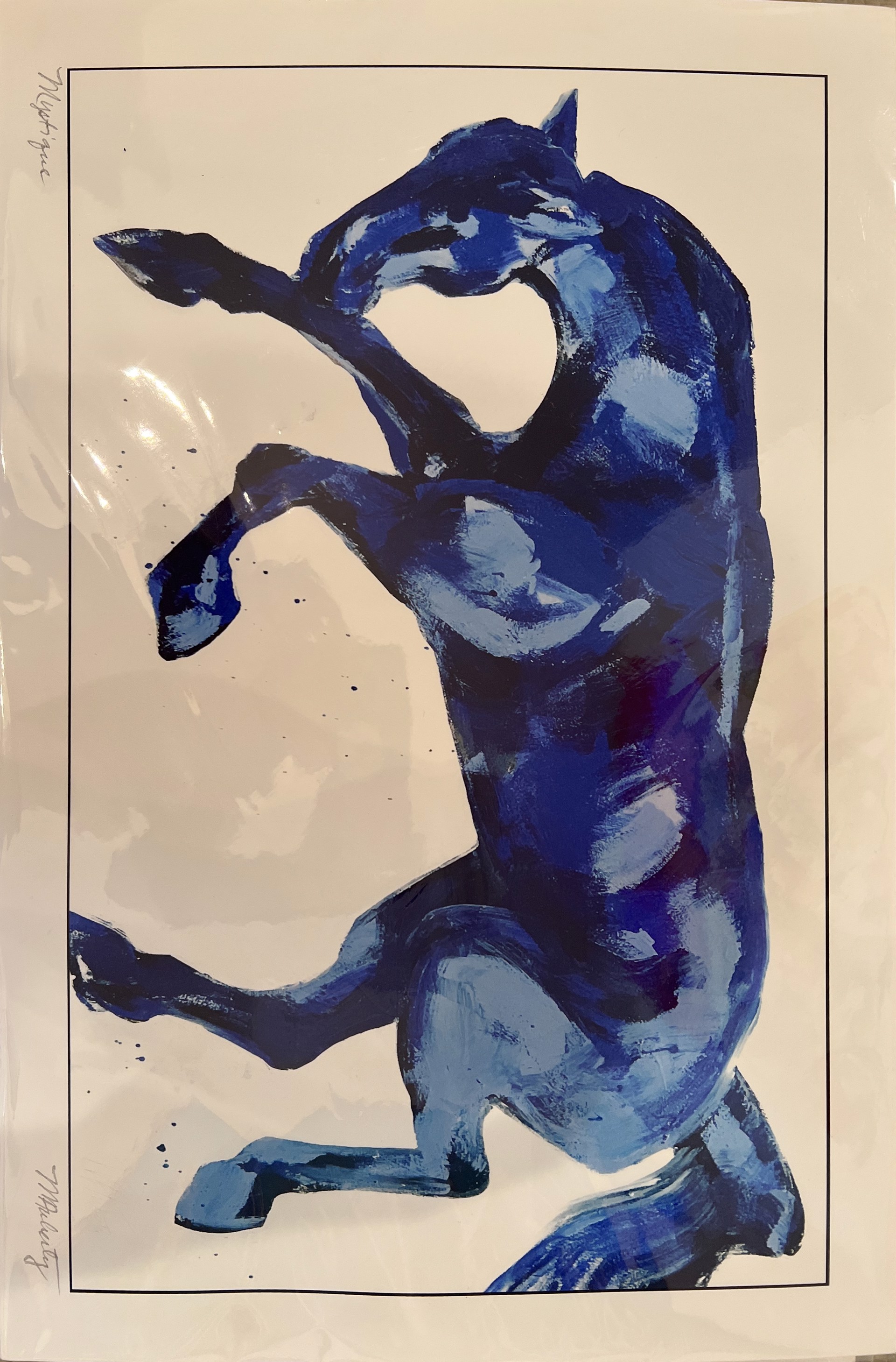 Blue Horse Series Limited Edition Print 6-2 by Melissa Auberty