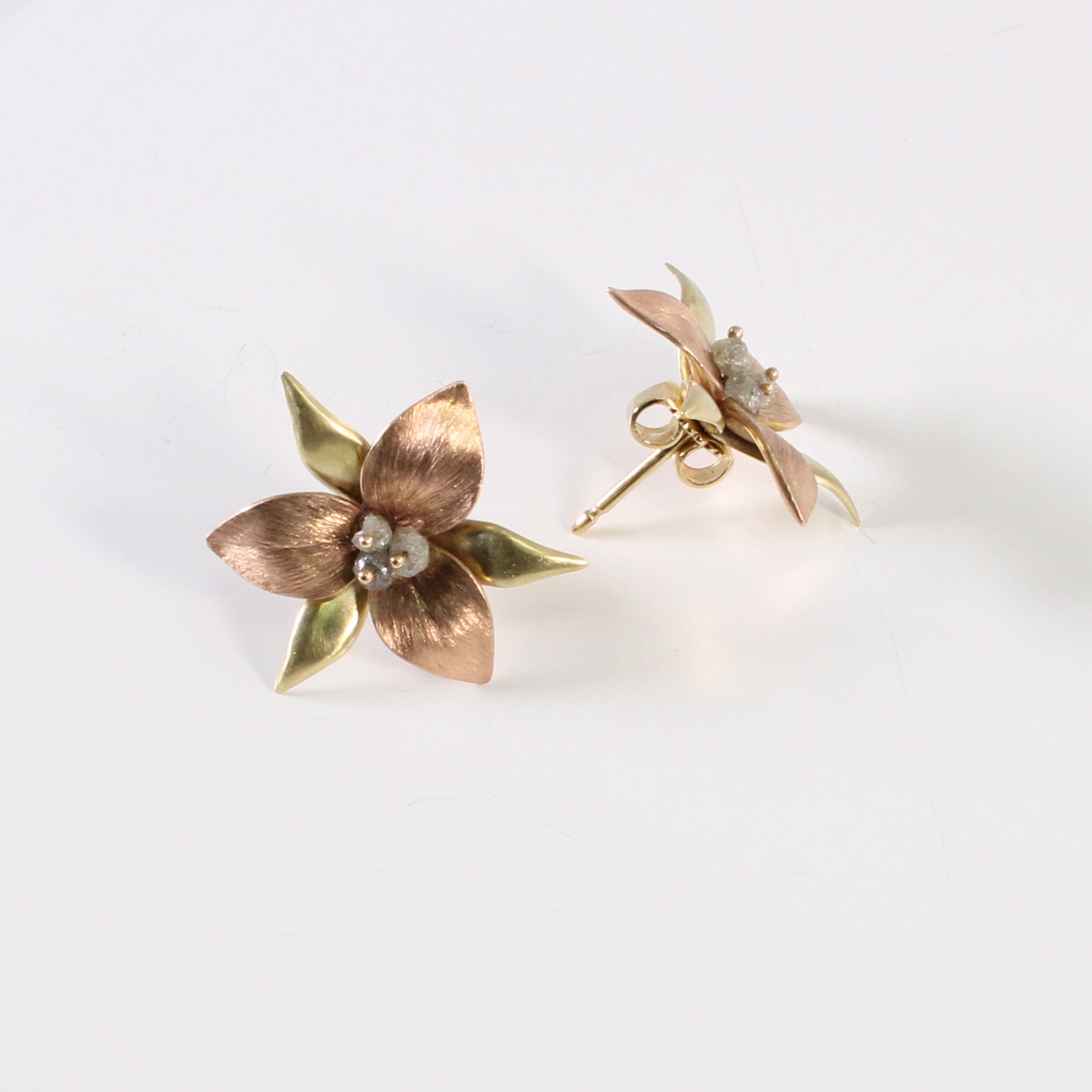 Double Trillium Earrings by Gabriella Kiss