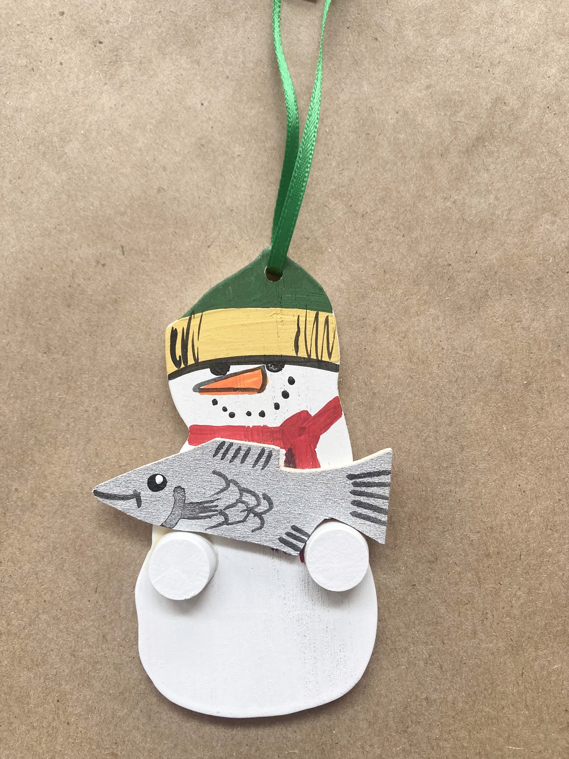 Snowman Ornament by Dan Wieske