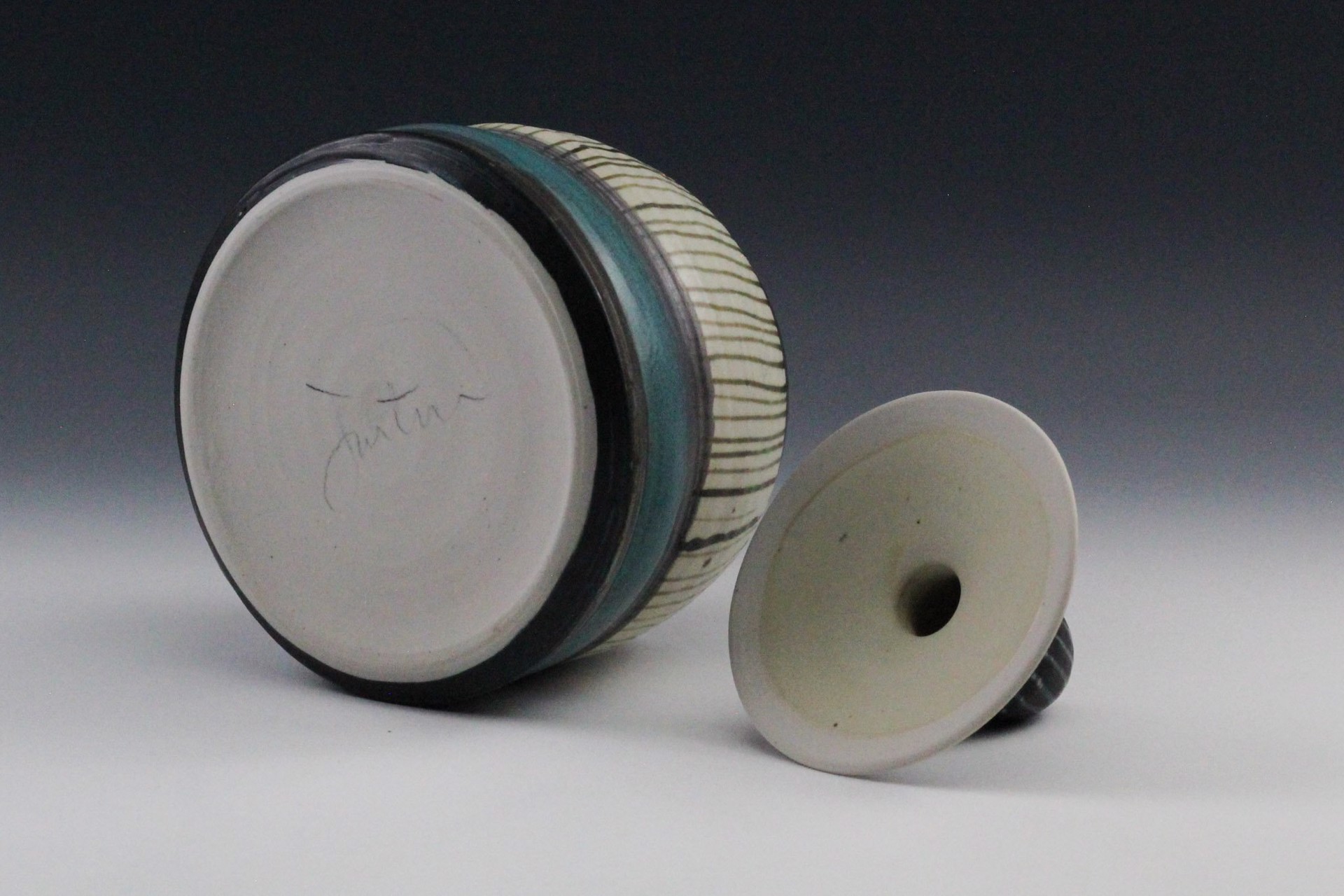Landscape Jar by Delores Fortuna