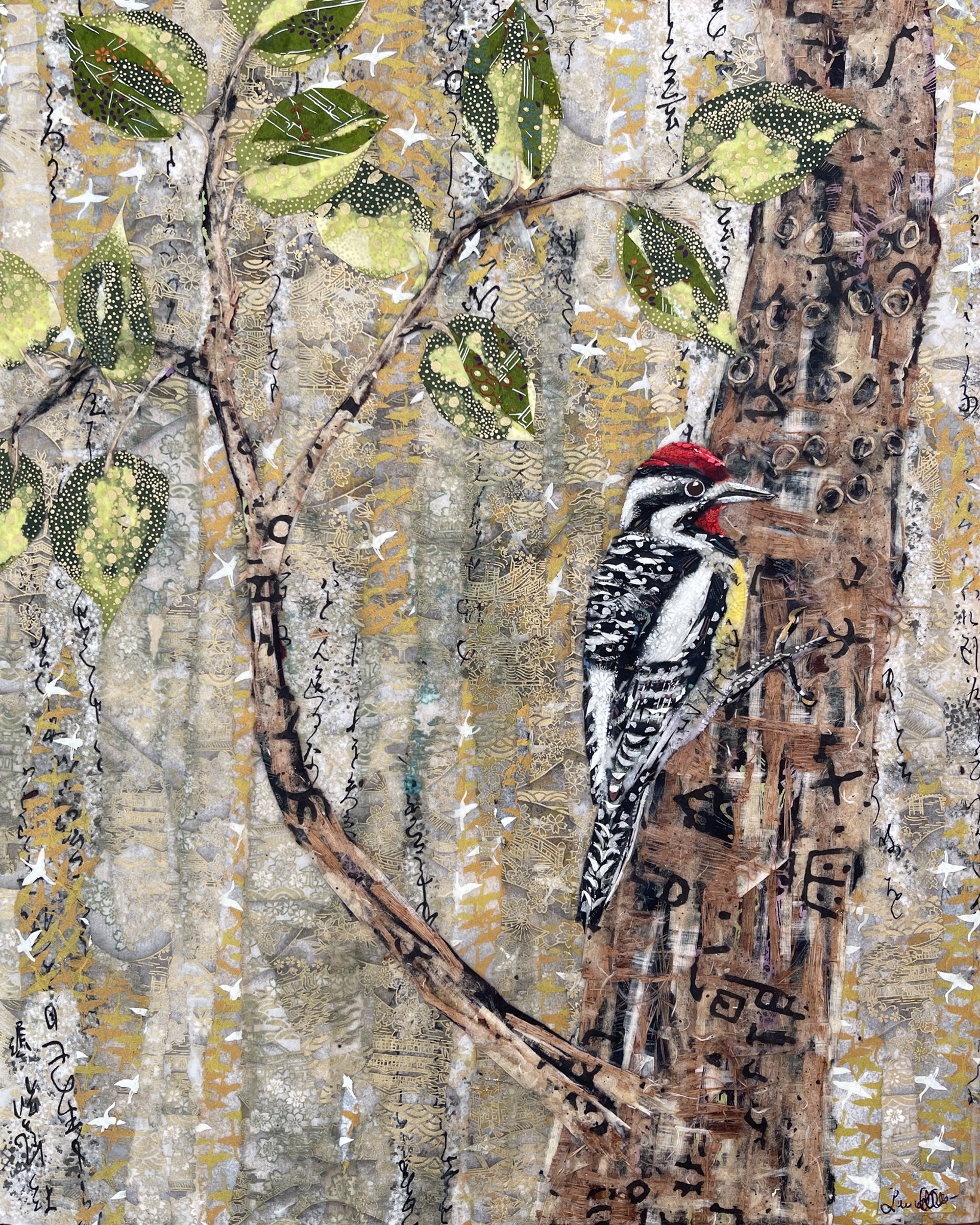 Yellow-bellied Sapsucker I - SOLD! by Laura Adams