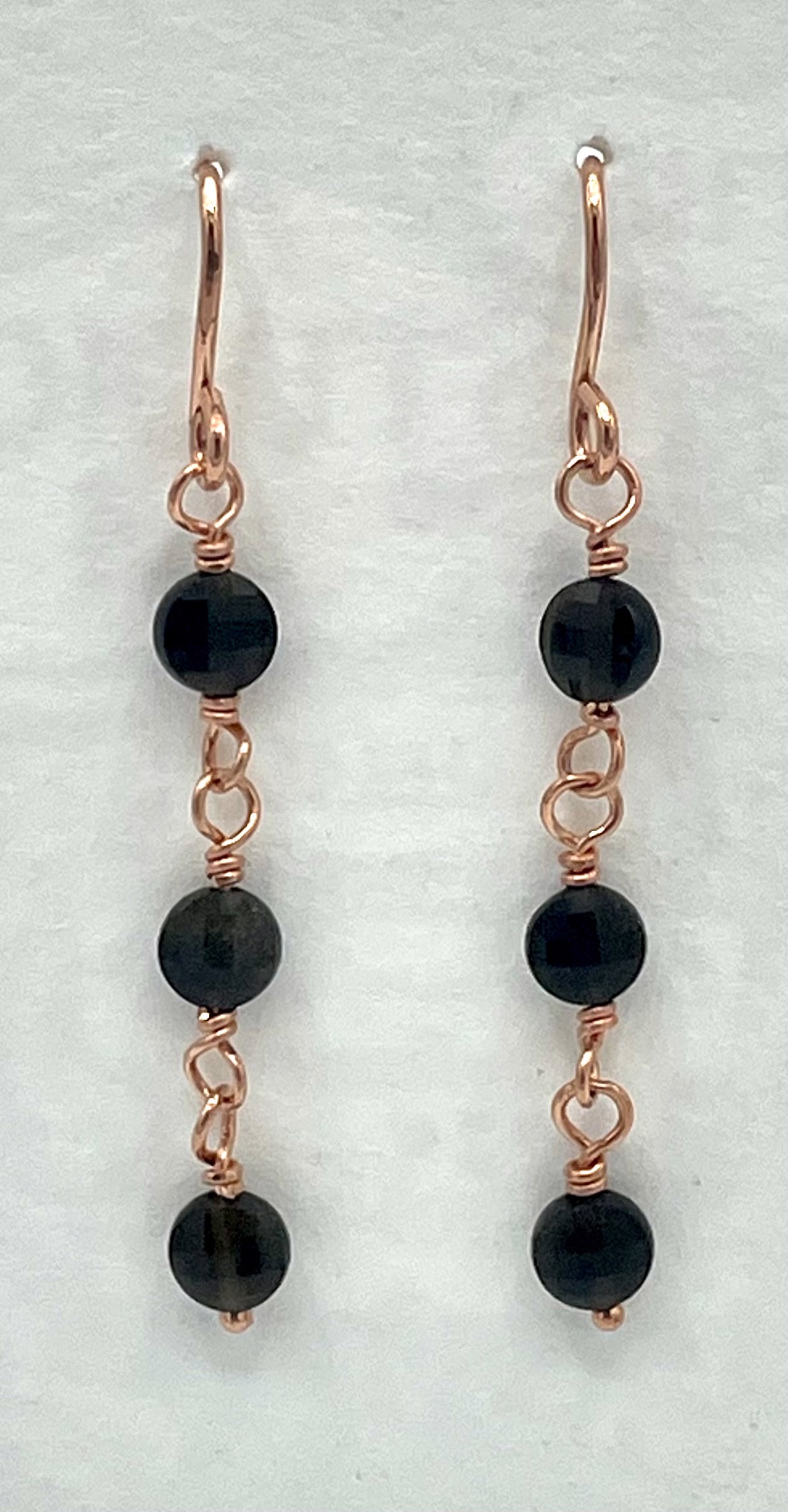 Obsidian Earrings by Emelie Hebert