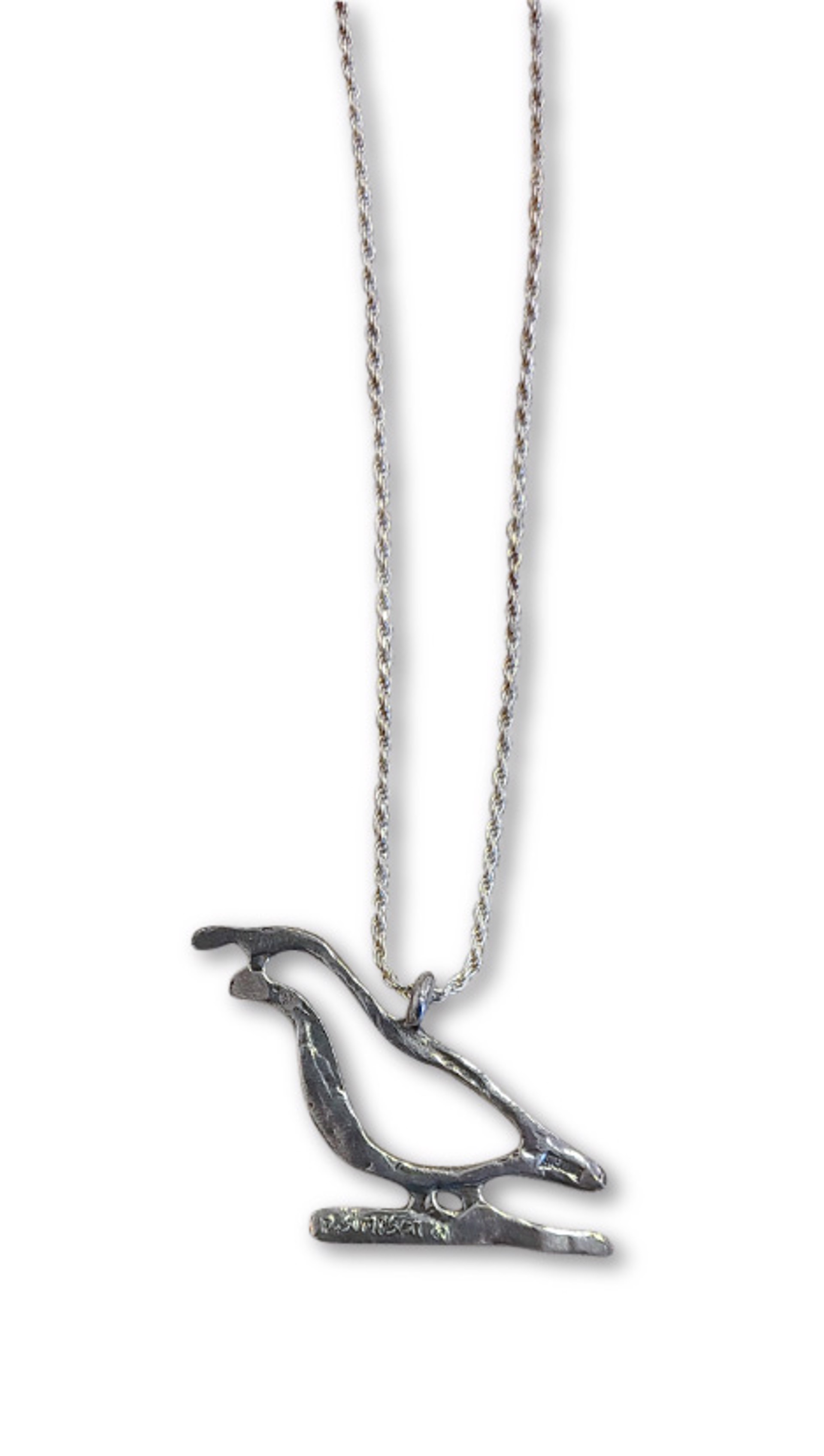 "Quail"  Handmade Silver Necklace by Diana Simpson