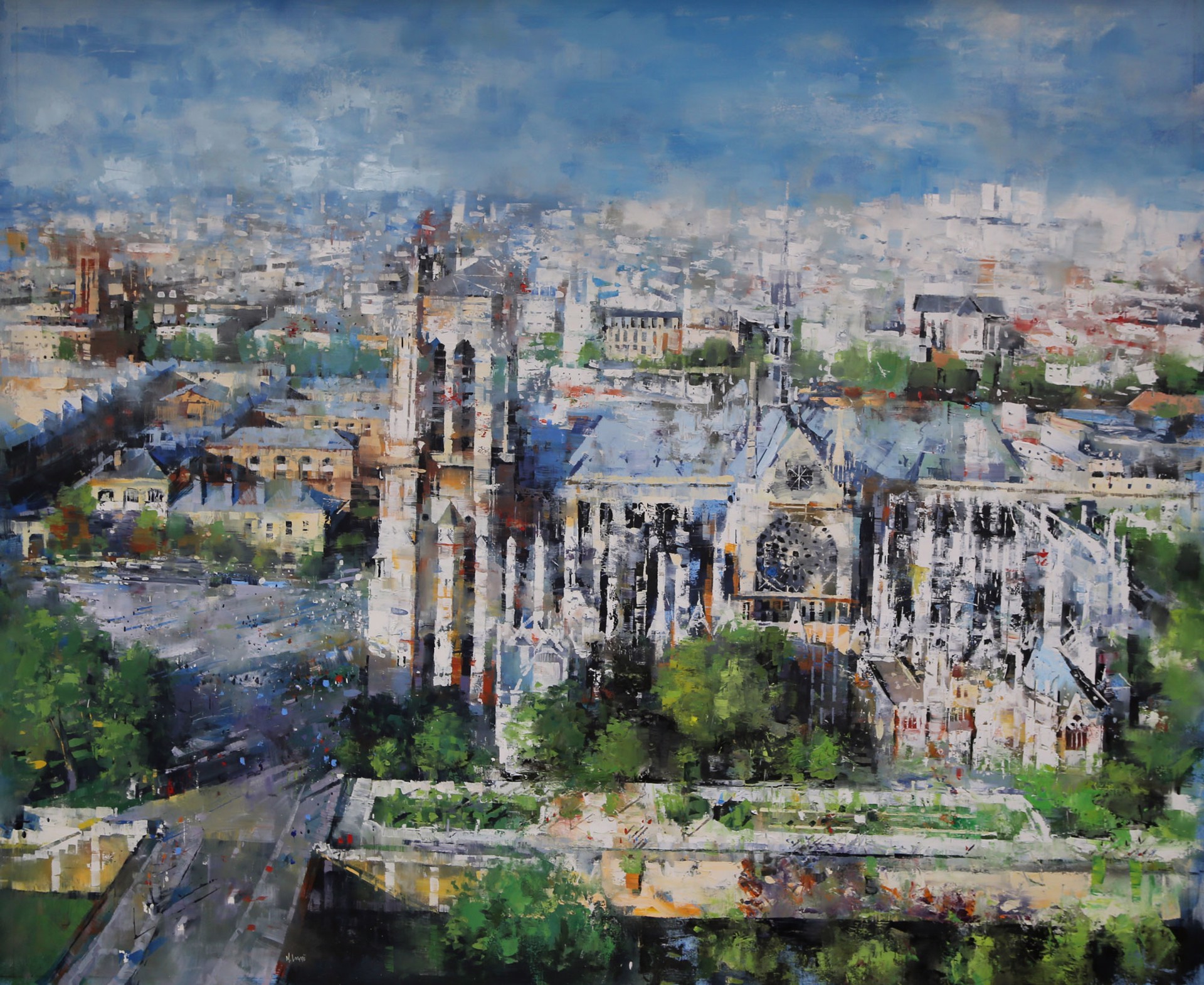Over The Basilica by MARK LAGUE