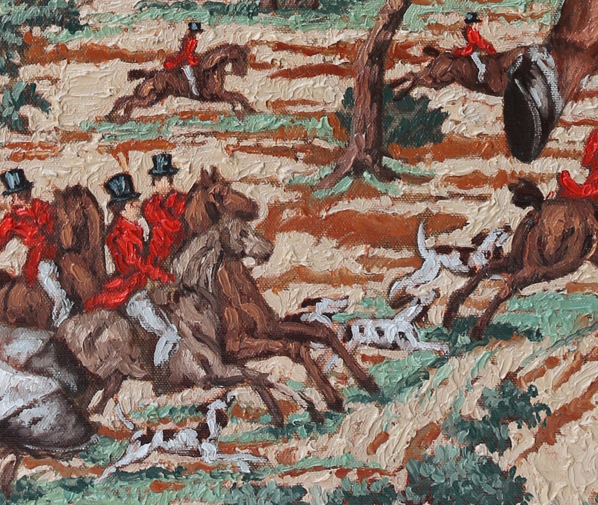 Feral Horse Galloping After a Fox by Carlos Gamez de Francisco
