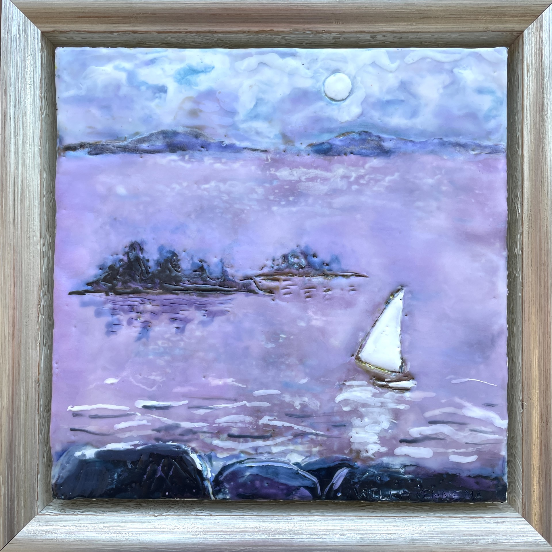Full Moon Sail by Willa Vennema Portland Art Gallery