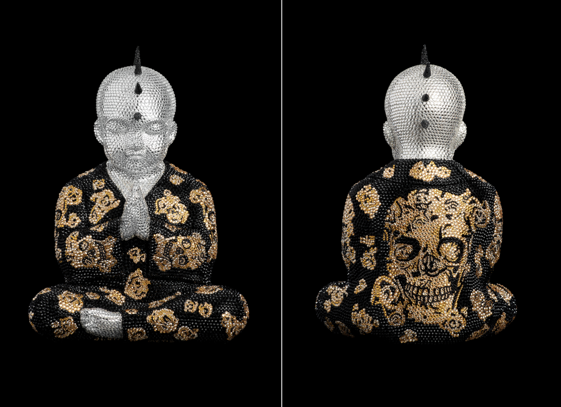 Punkbuddha large “Obsession VIII” by Metis Atash | Samuel