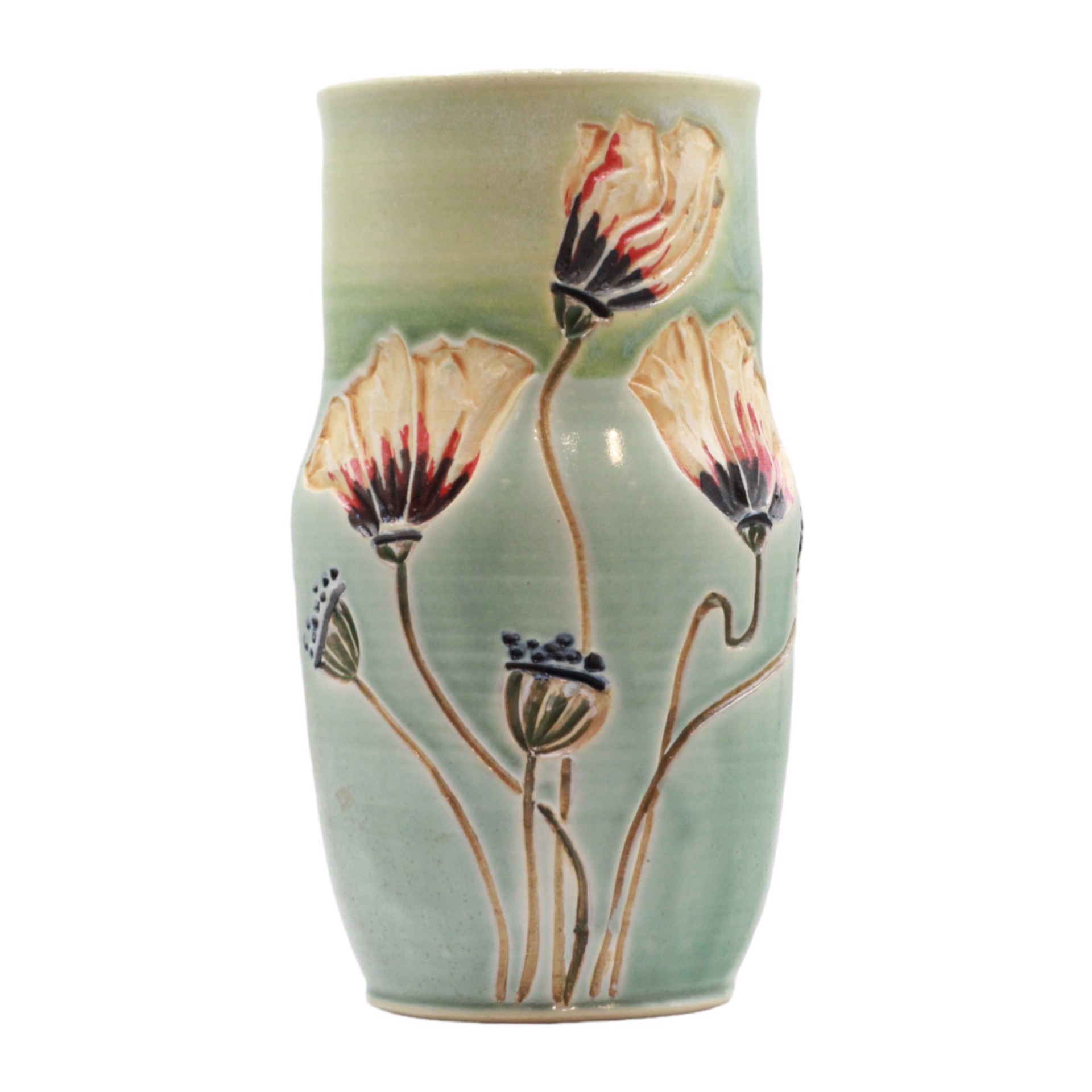 Poppy Vase by Katie Redfield