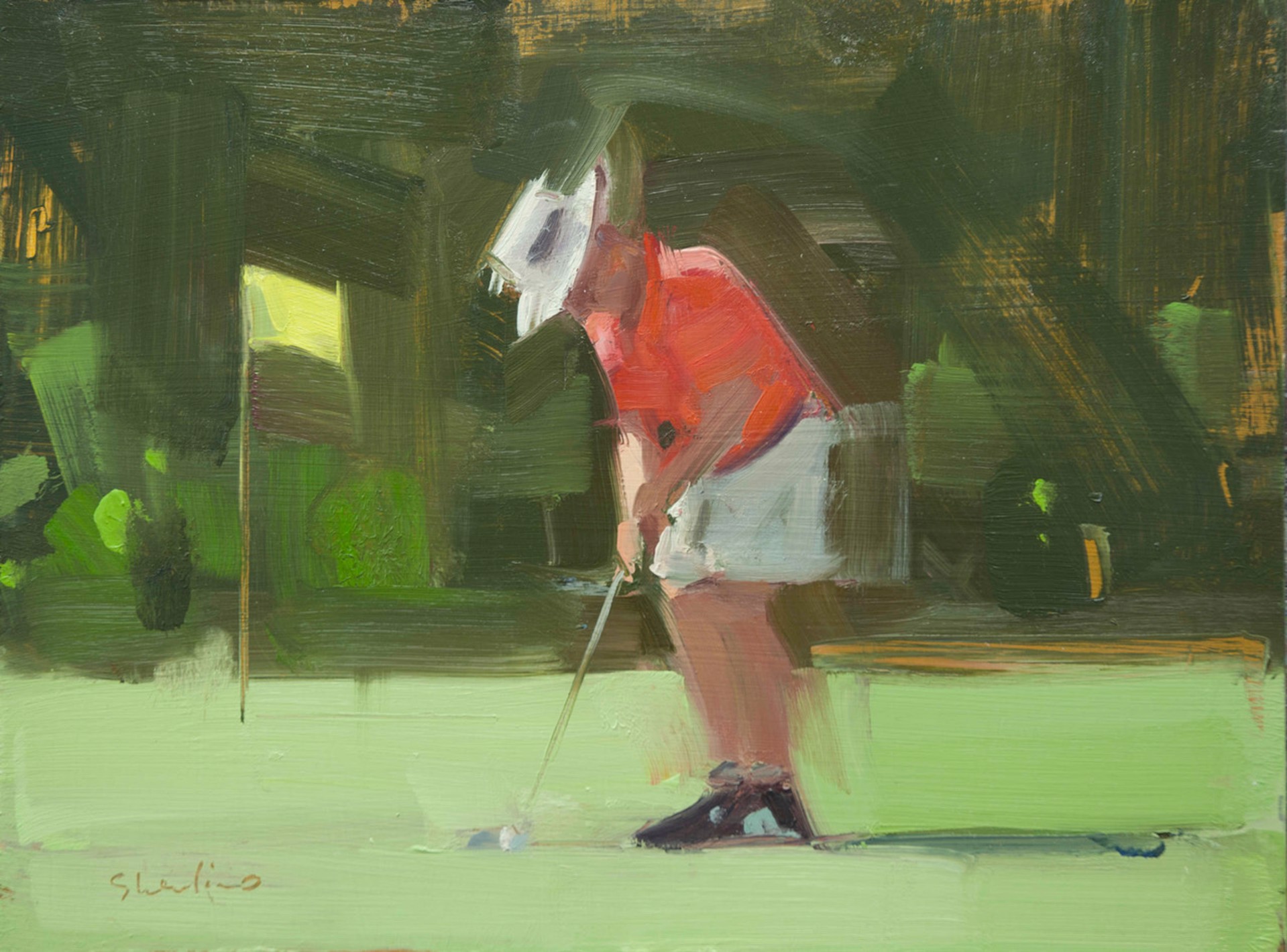 Golfer by David Shevlino